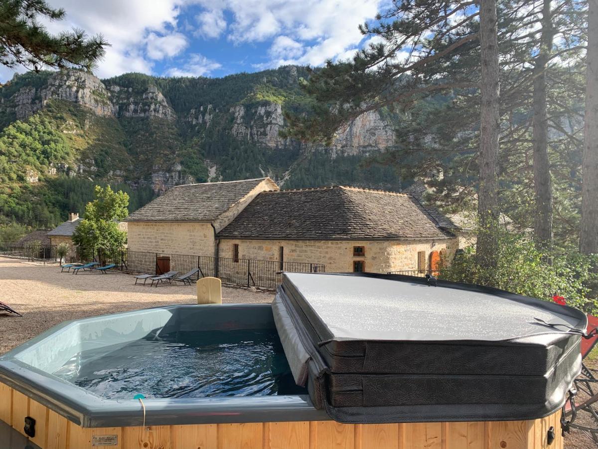 Quezac  La Voutee 5 Epis Avec Bain Finlandais Prive Au Manoir Du Charme Gorges Du Tarn Bed & Breakfast エクステリア 写真